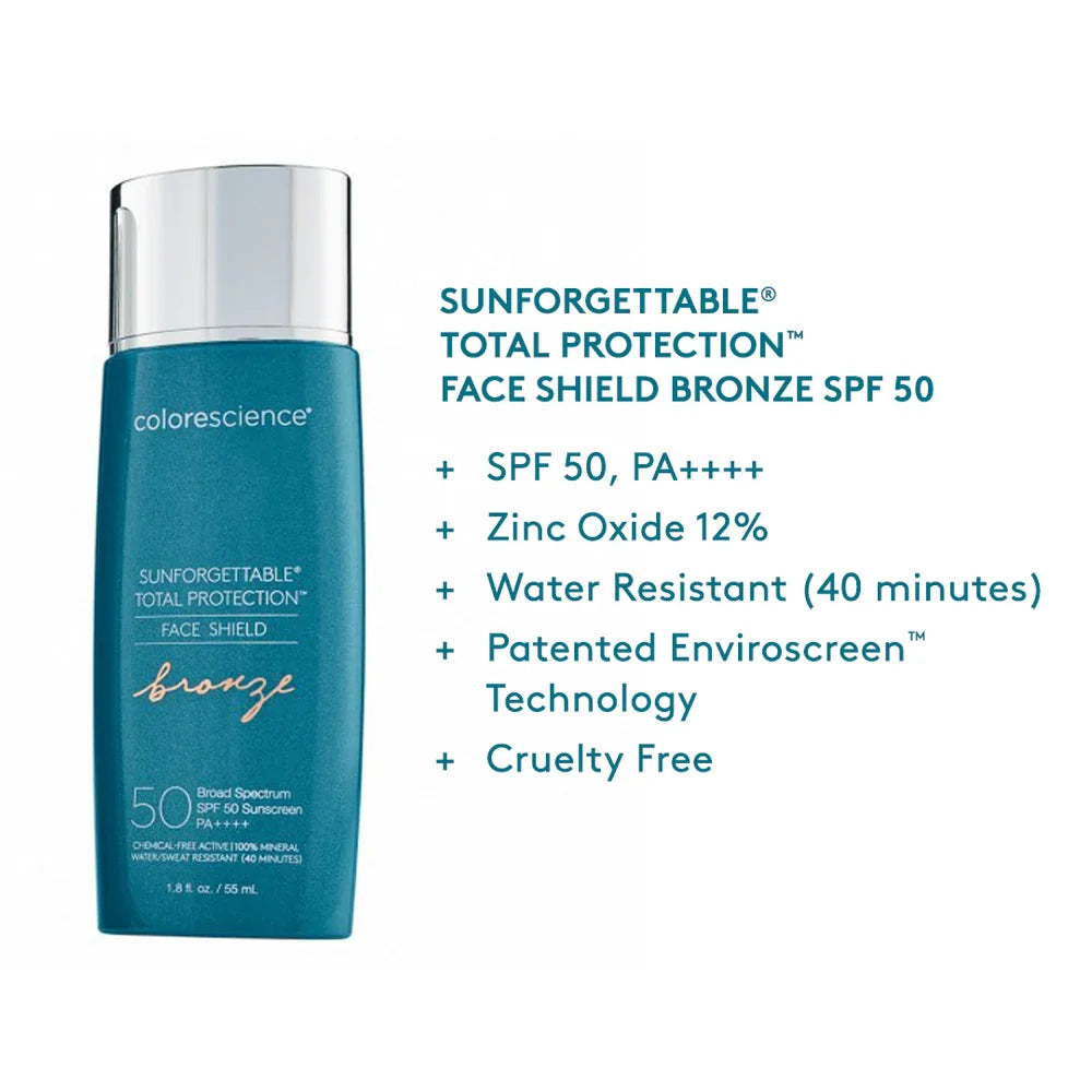 ColoreScience - Sunforgettable® Total Protection® Face Shield Bronze SPF 50