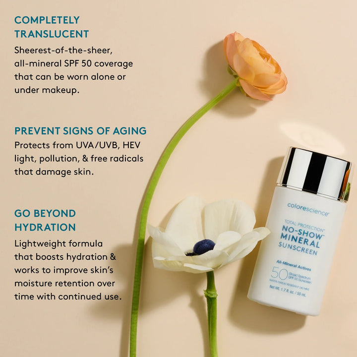 ColoreScience - Total Protection® No-Show™ Mineral Sunscreen SPF 50