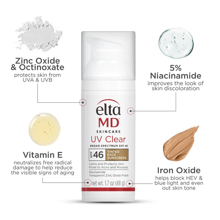 EltaMD - UV Clear Deep Tinted Broad-Spectrum SPF 46