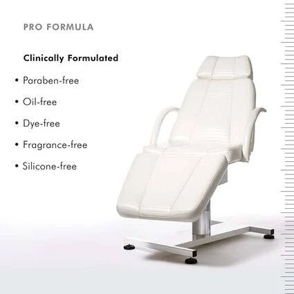 White medical examination table with &