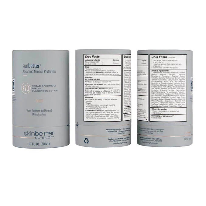 SkinBetter Science - Sunbetter Sheer SPF 70 Sunscreen Lotion